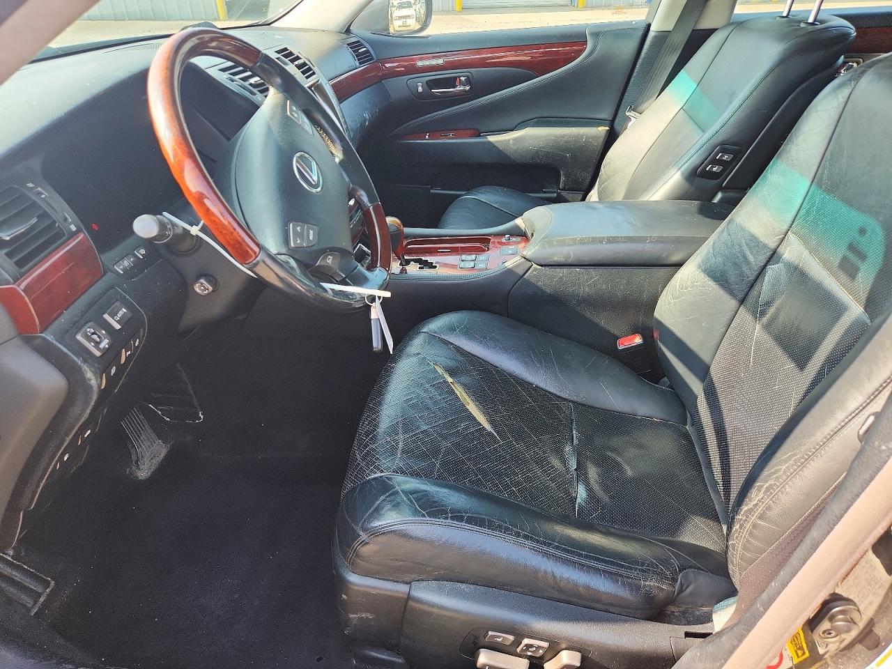 2009 Lexus Ls 460 Charcoal vin: JTHCL46F795002396