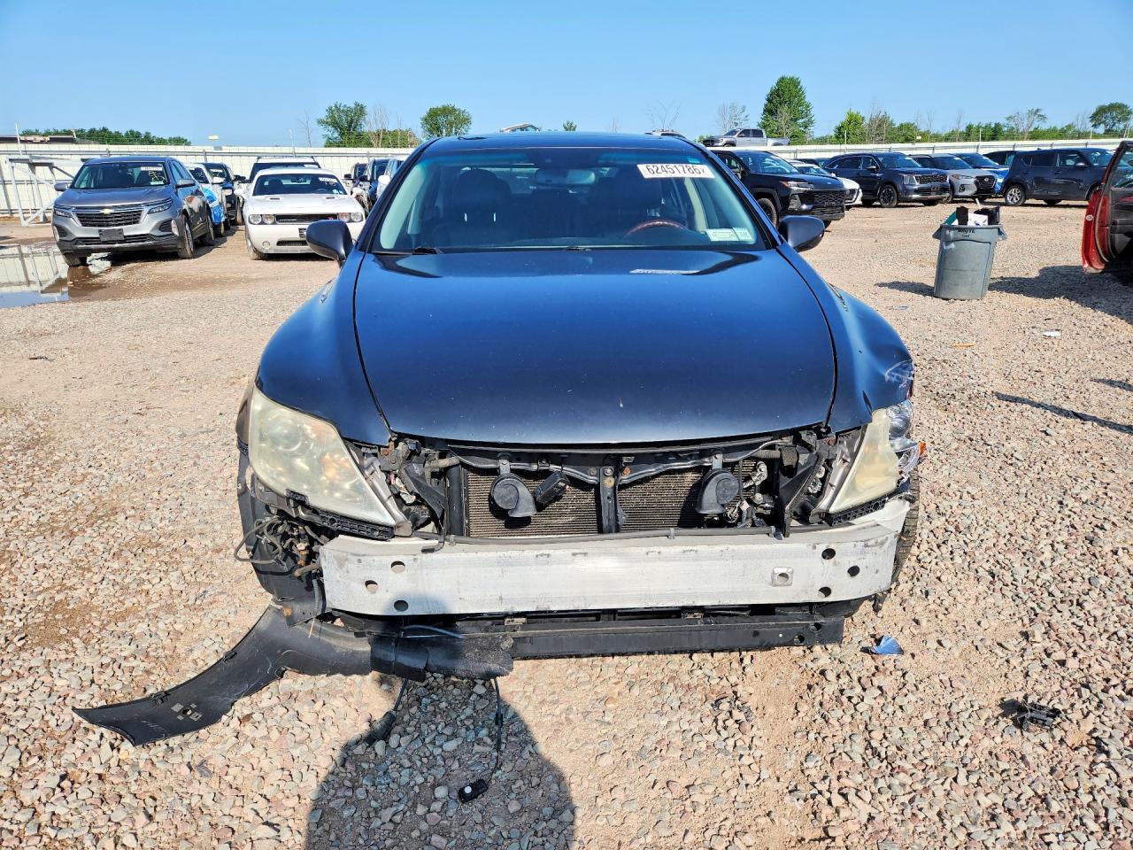 2009 Lexus Ls 460 Charcoal vin: JTHCL46F795002396