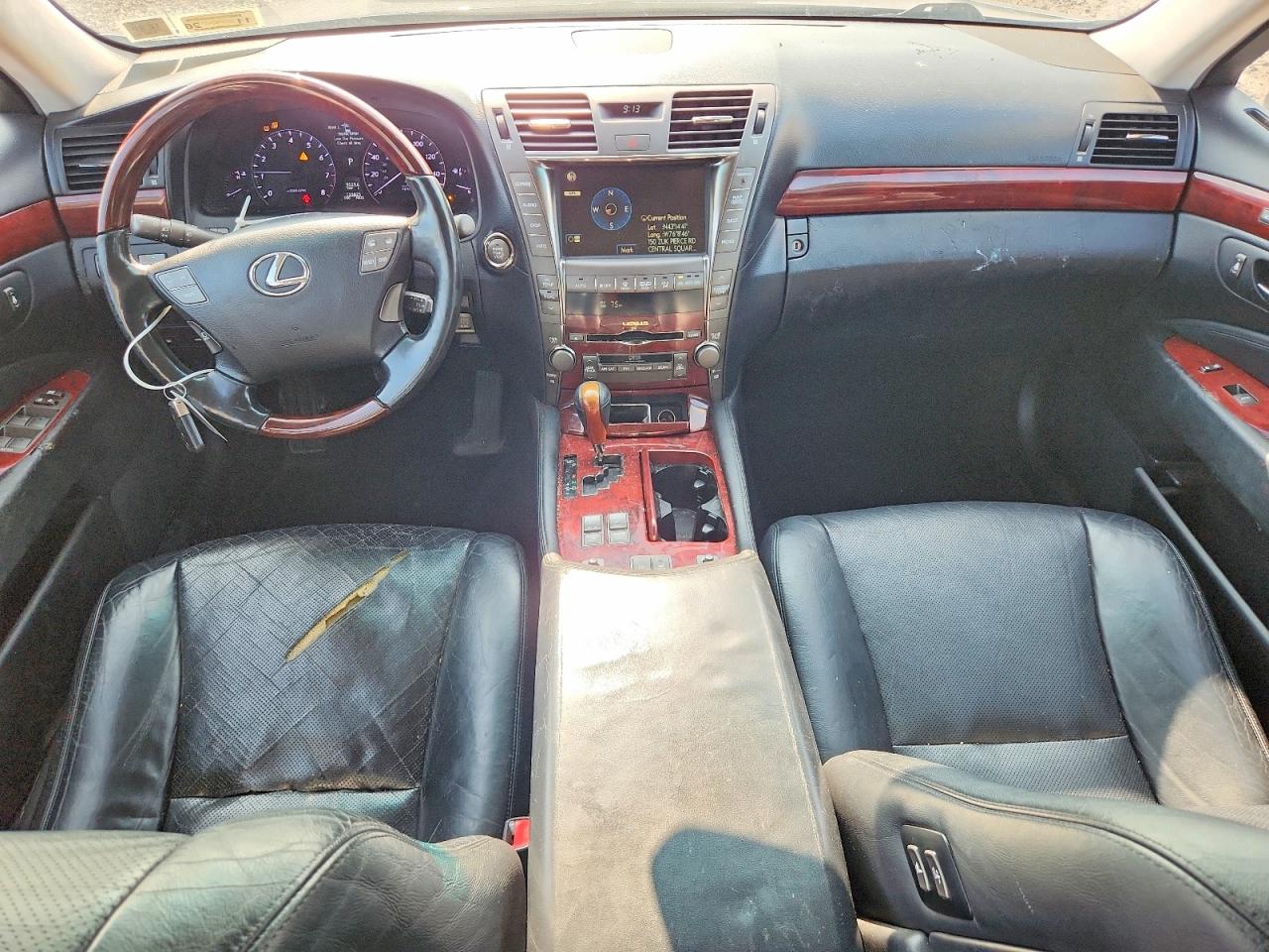 2009 Lexus Ls 460 Charcoal vin: JTHCL46F795002396