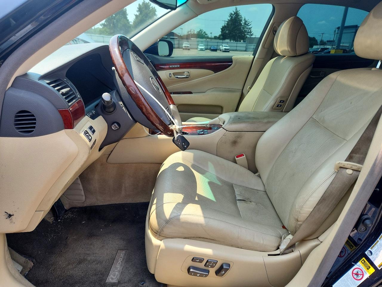 2009 Lexus Ls 460 Blue vin: JTHCL46F895001161