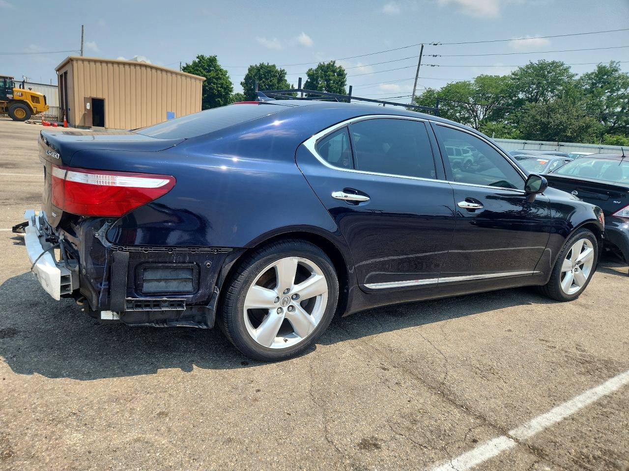 2009 Lexus Ls 460 Blue vin: JTHCL46F895001161