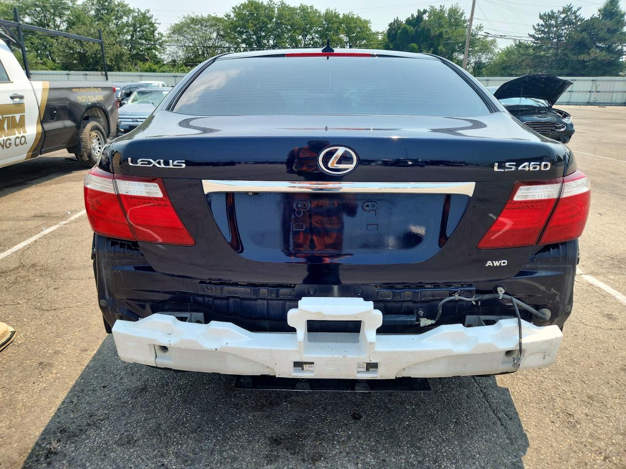 2009 Lexus Ls 460 Blue vin: JTHCL46F895001161