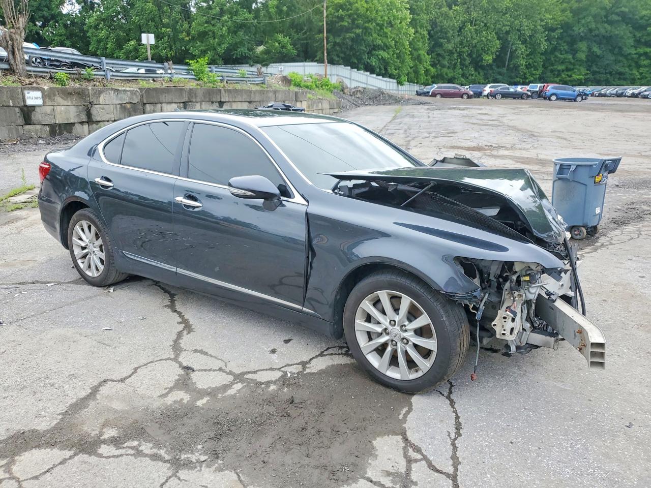 2011 Lexus Ls 460 Charcoal vin: JTHCL5EF0B5009672