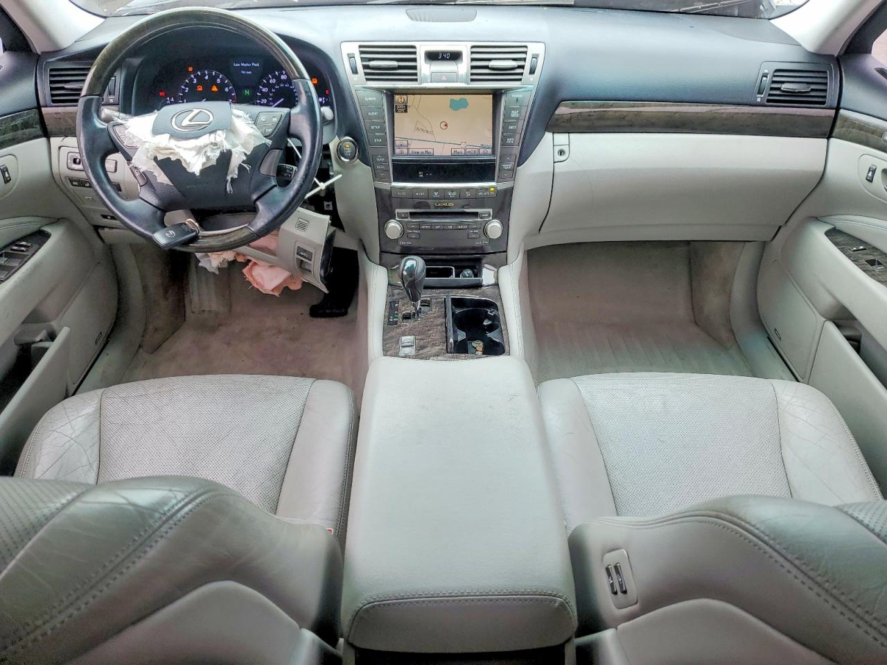 2011 Lexus Ls 460 Charcoal vin: JTHCL5EF0B5009672