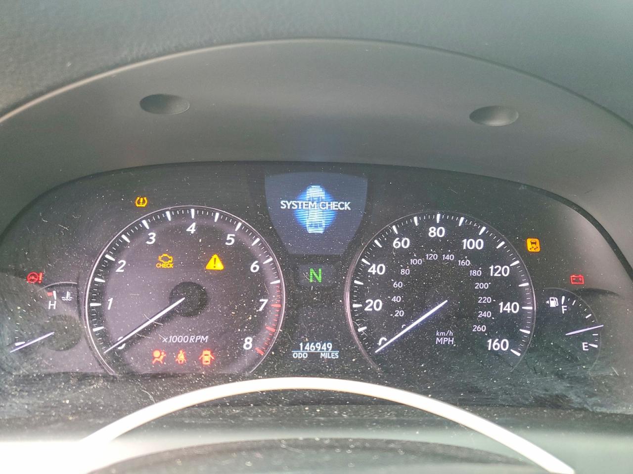 2011 Lexus Ls 460 Charcoal vin: JTHCL5EF0B5009672