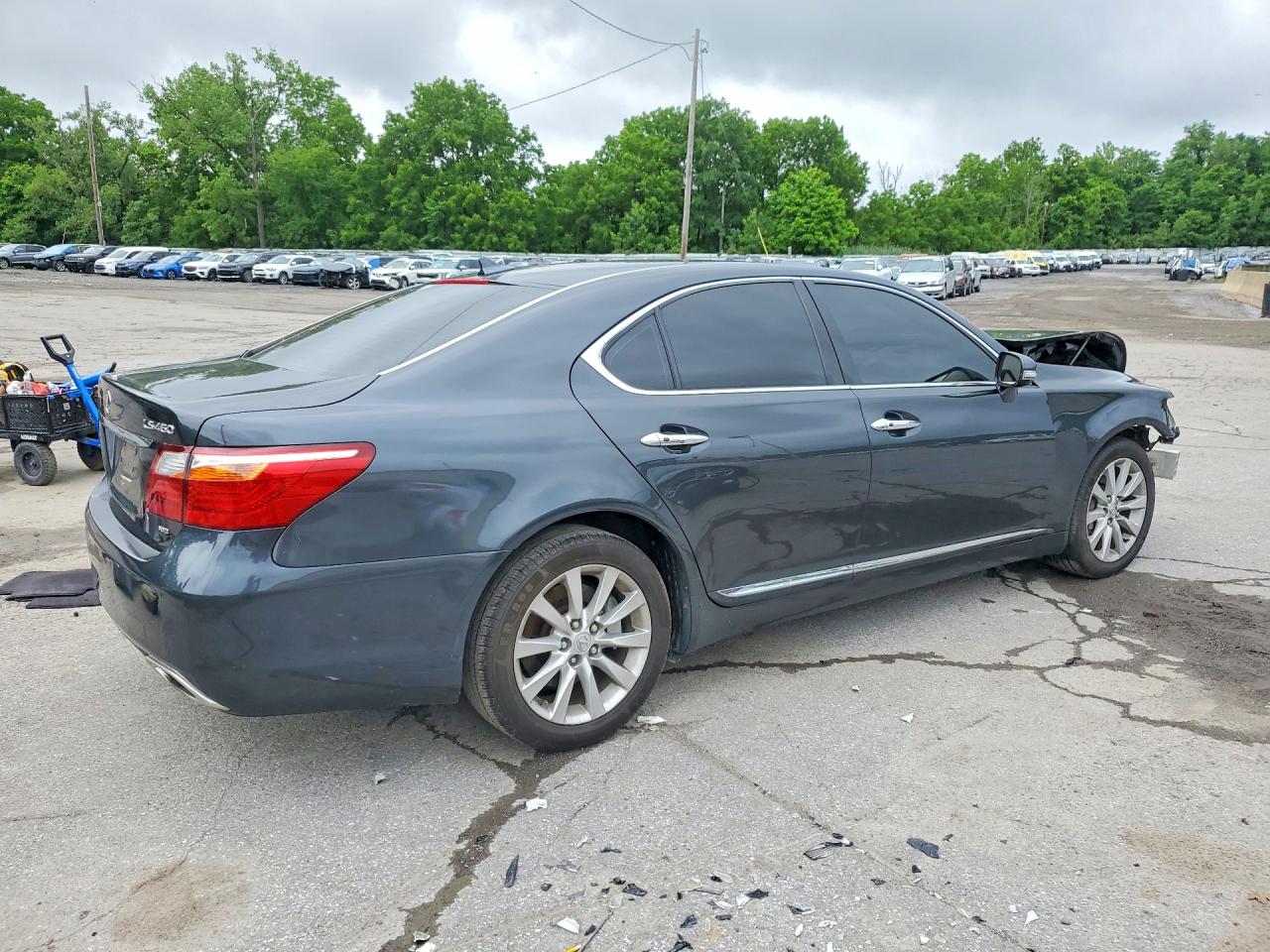 2011 Lexus Ls 460 Charcoal vin: JTHCL5EF0B5009672