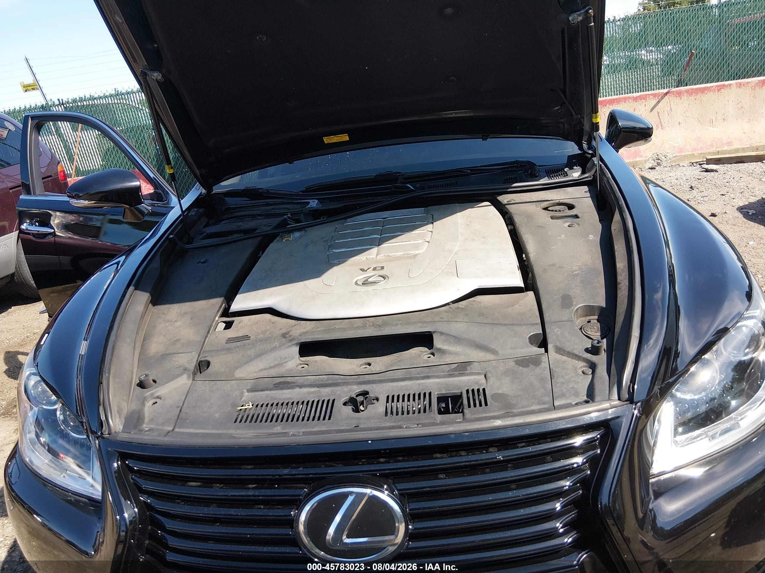 2013 Lexus Ls 460   Black vin: JTHCL5EF0D5018195
