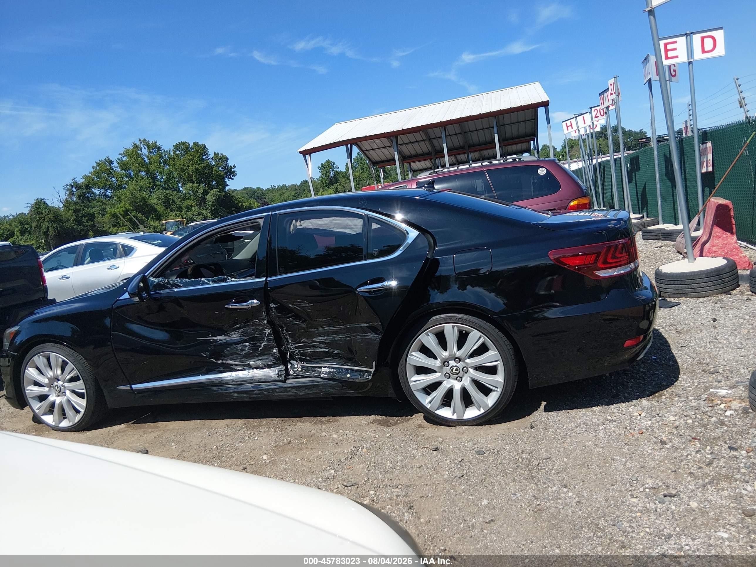 2013 Lexus Ls 460   Black vin: JTHCL5EF0D5018195