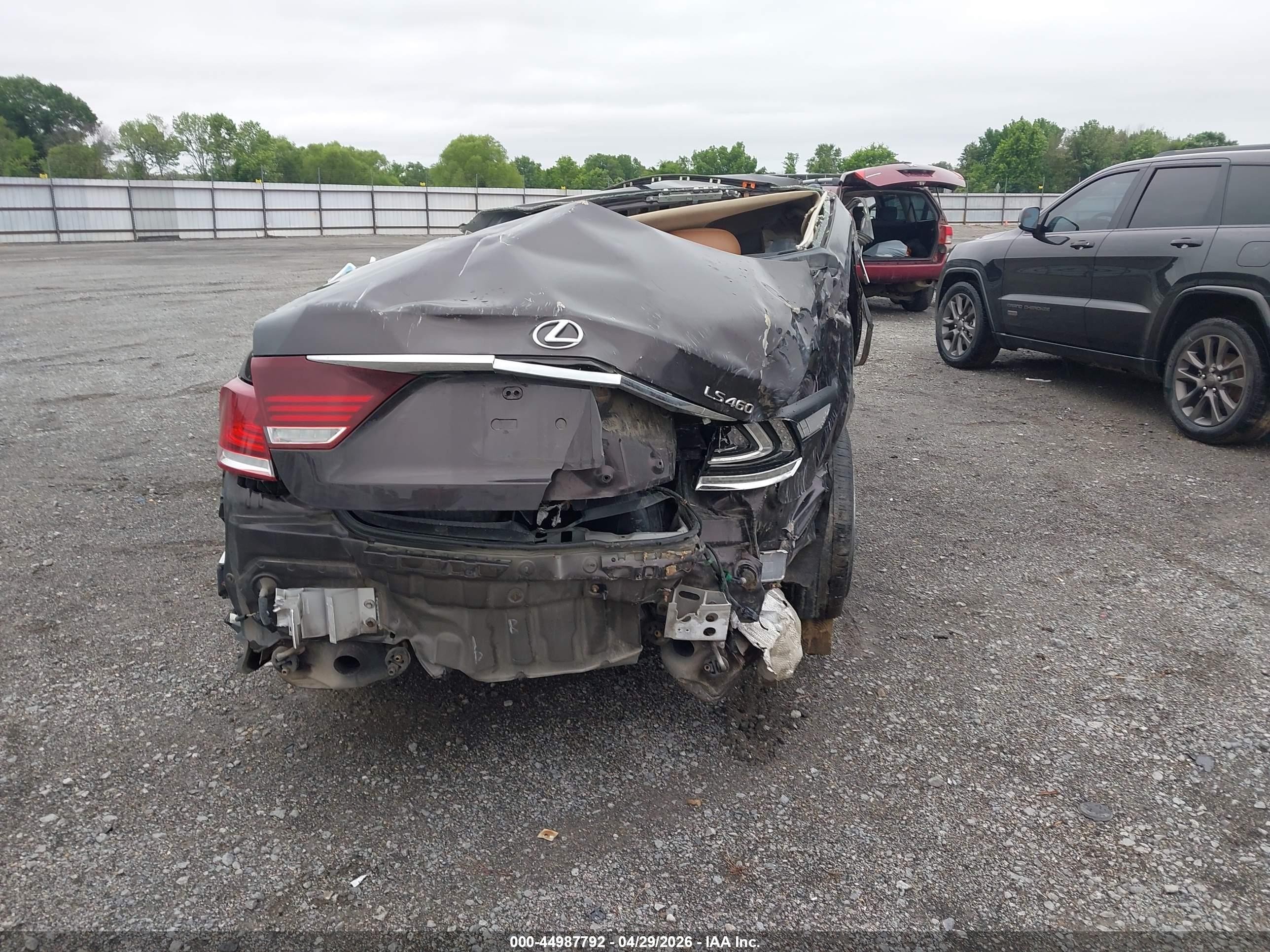 2013 Lexus Ls 460 Gray vin: JTHCL5EF1D5016911
