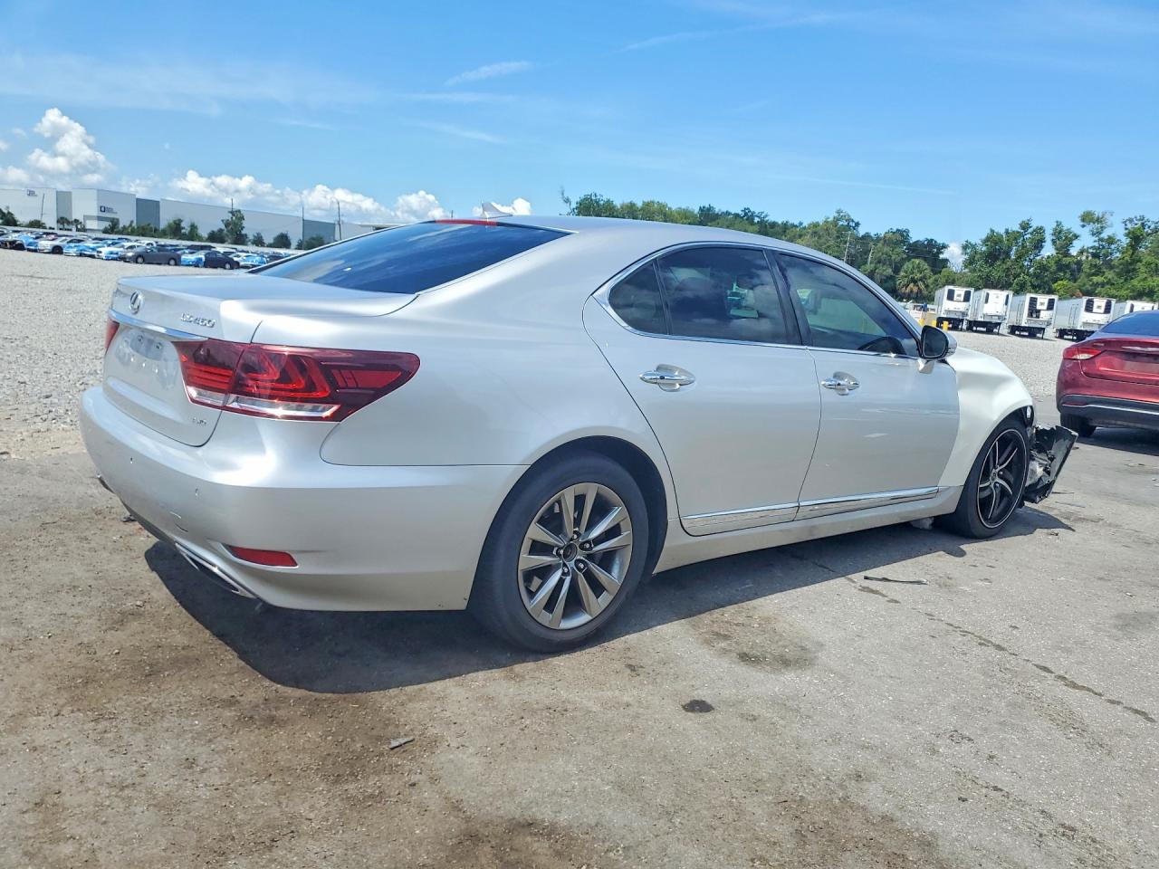 2013 Lexus Ls 460 Silver vin: JTHCL5EF1D5019520