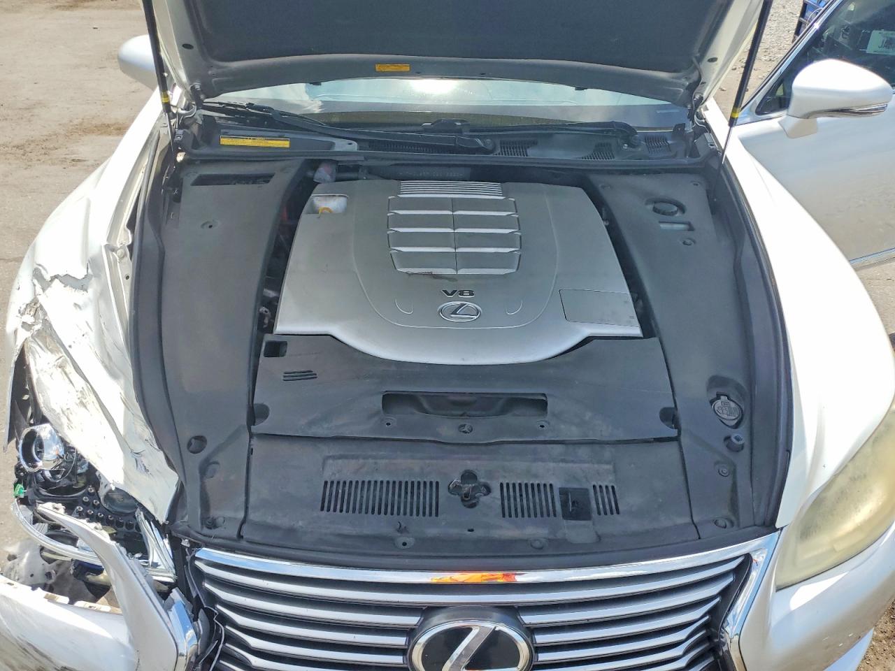2013 Lexus Ls 460 Silver vin: JTHCL5EF1D5019520
