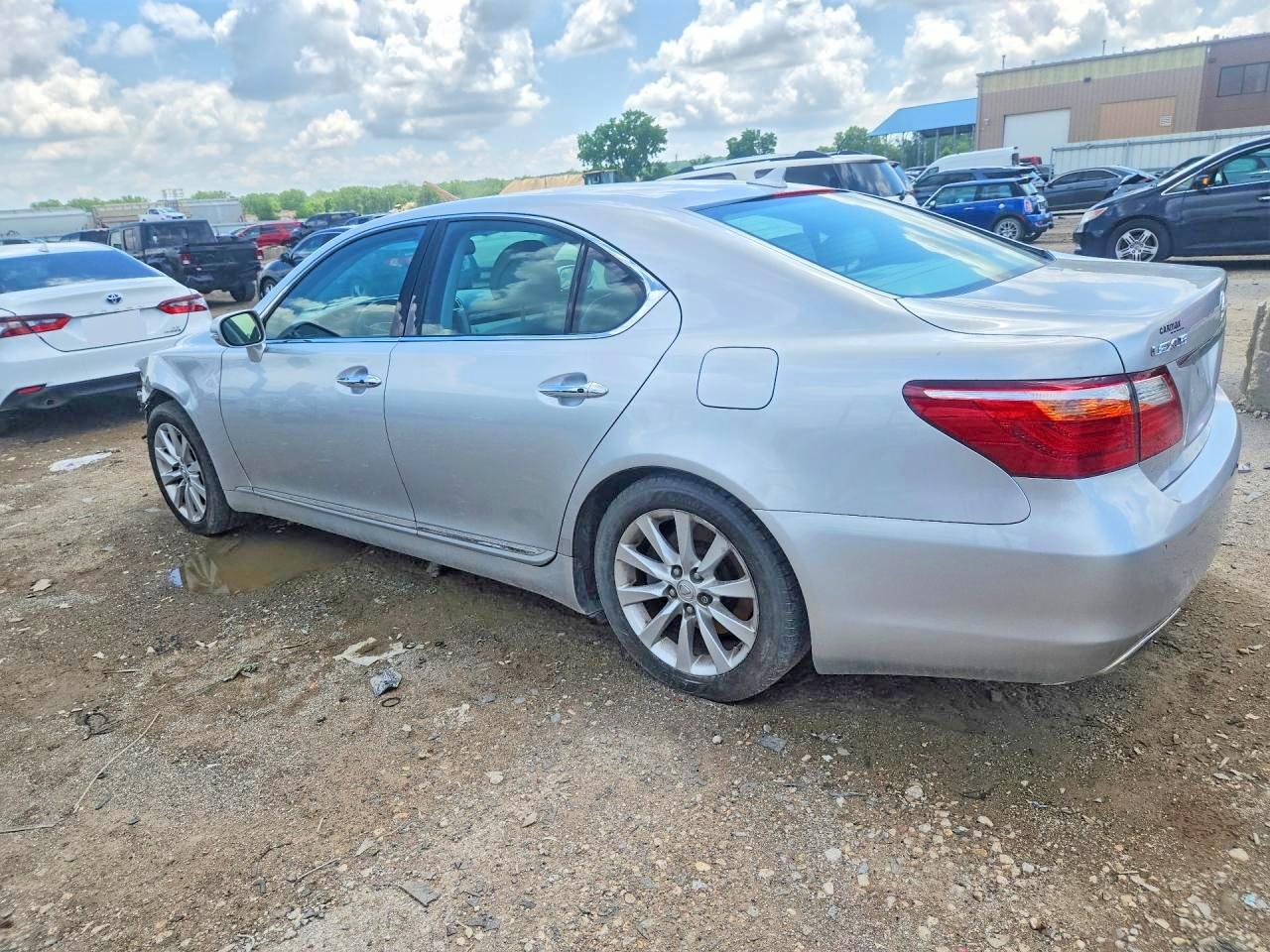 2010 Lexus Ls 460 Silver vin: JTHCL5EF2A5008098