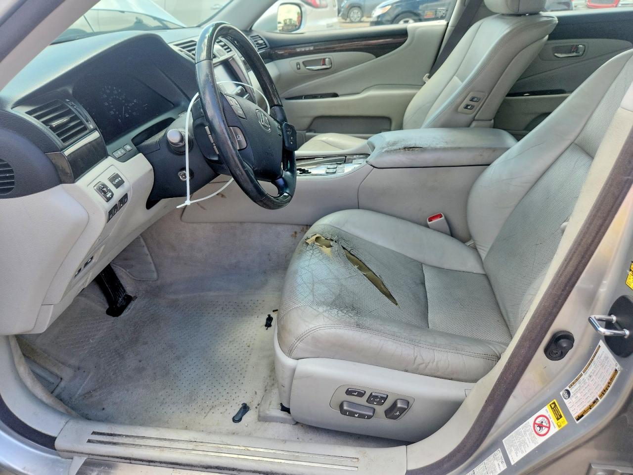 2010 Lexus Ls 460 Silver vin: JTHCL5EF2A5008098
