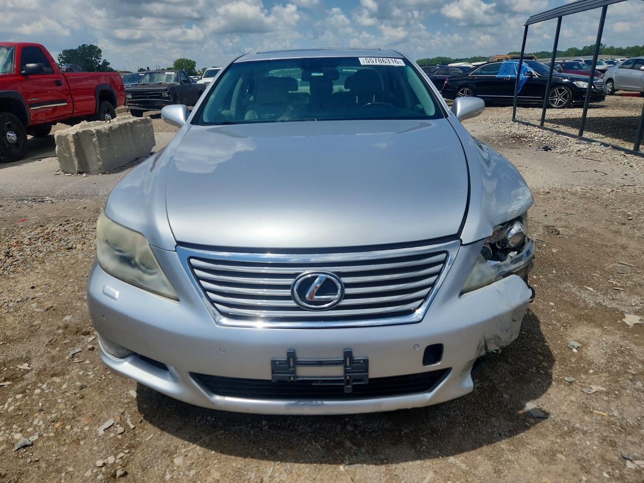 2010 Lexus Ls 460 Silver vin: JTHCL5EF2A5008098