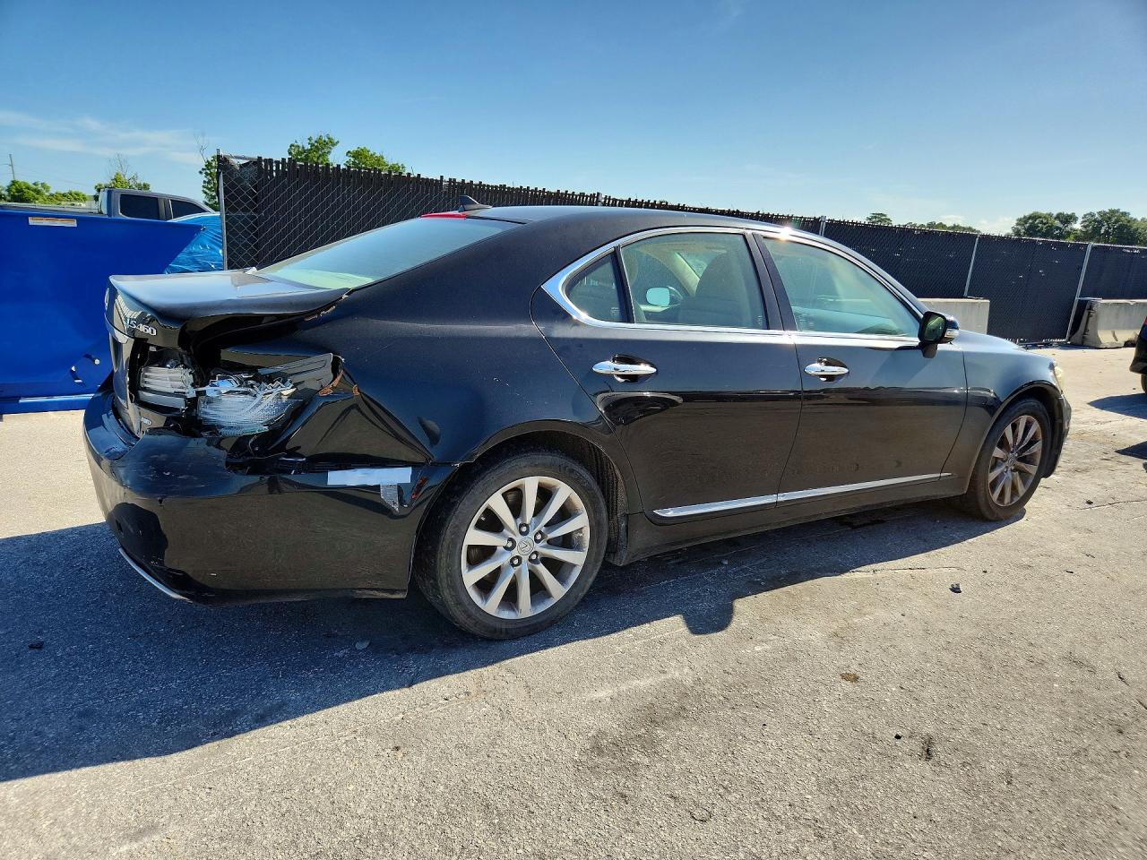 2011 Lexus Ls 460 Black vin: JTHCL5EF2B5009253
