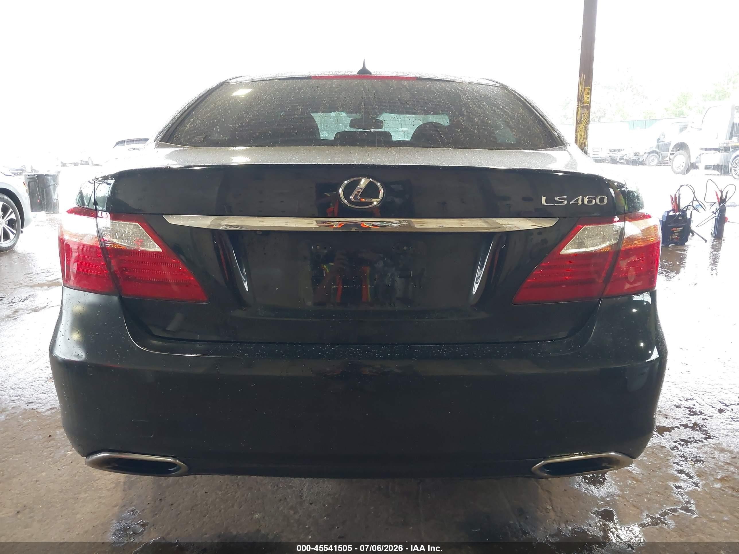 2011 Lexus Ls 460   Black vin: JTHCL5EF2B5010435