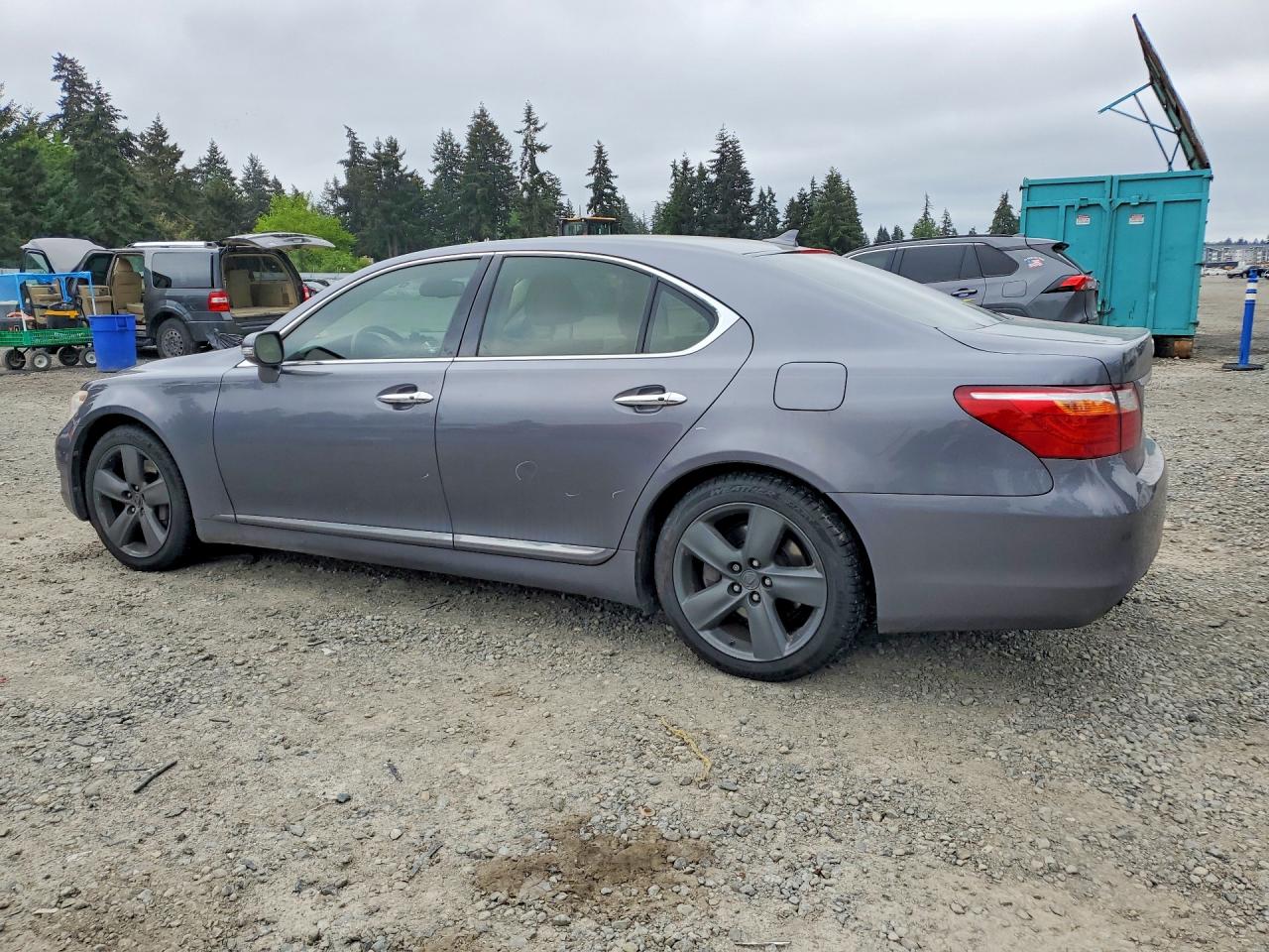 2012 Lexus Ls 460 Gray vin: JTHCL5EF2C5013403