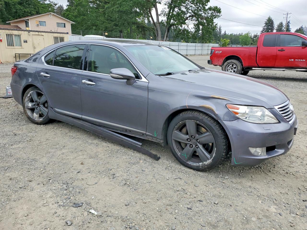 2012 Lexus Ls 460 Gray vin: JTHCL5EF2C5013403