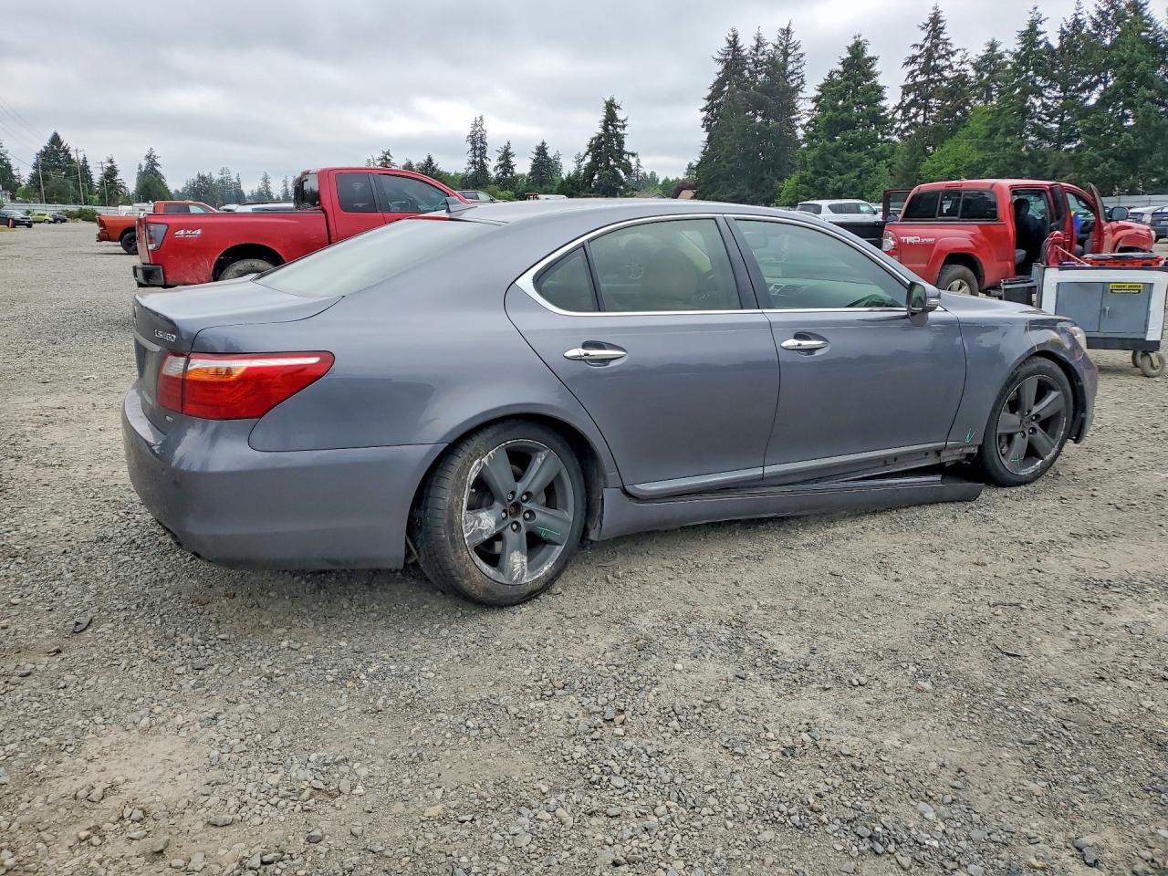 2012 Lexus Ls 460 Gray vin: JTHCL5EF2C5013403