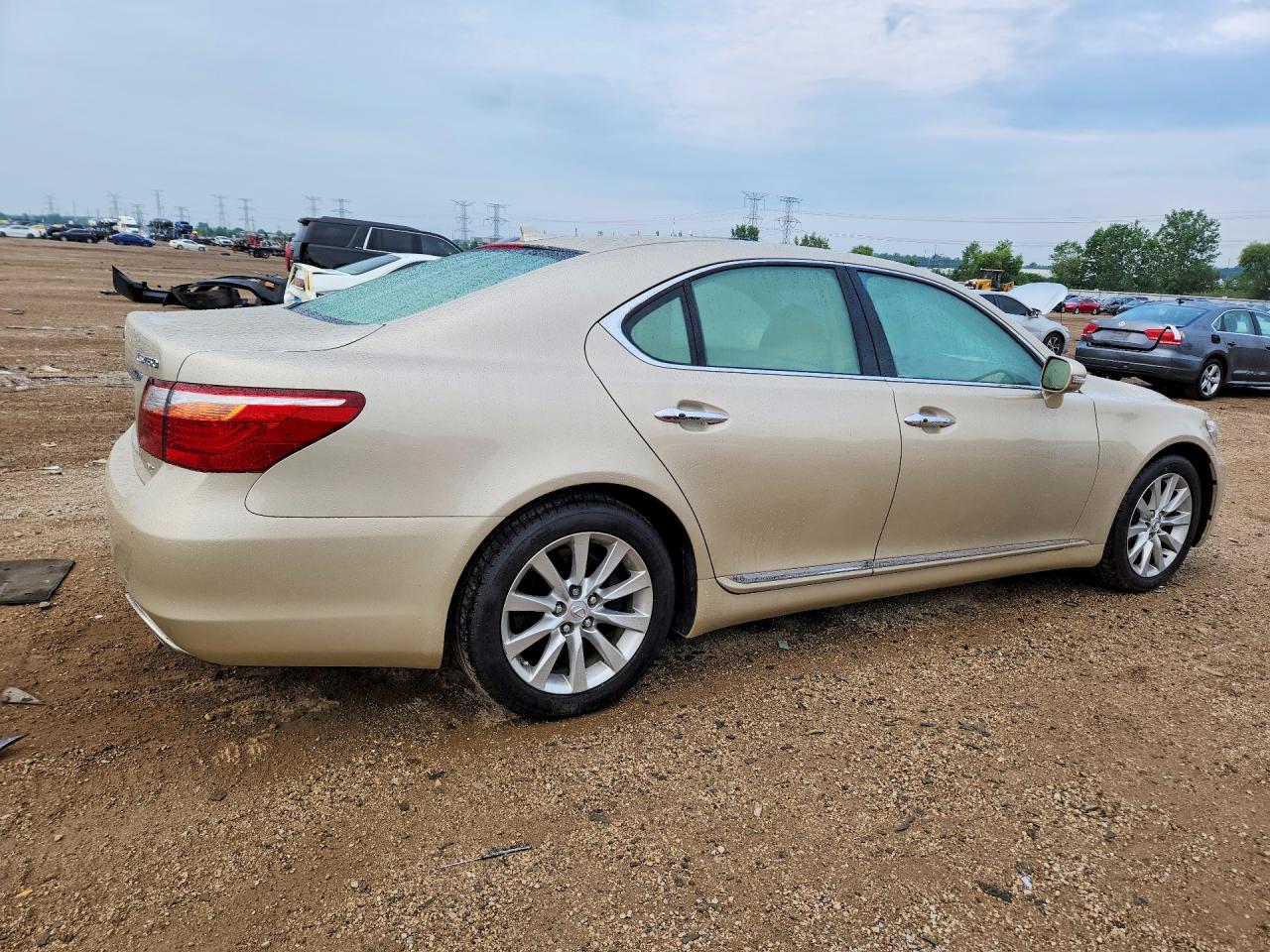 2012 Lexus Ls 460 Beige vin: JTHCL5EF2C5014065