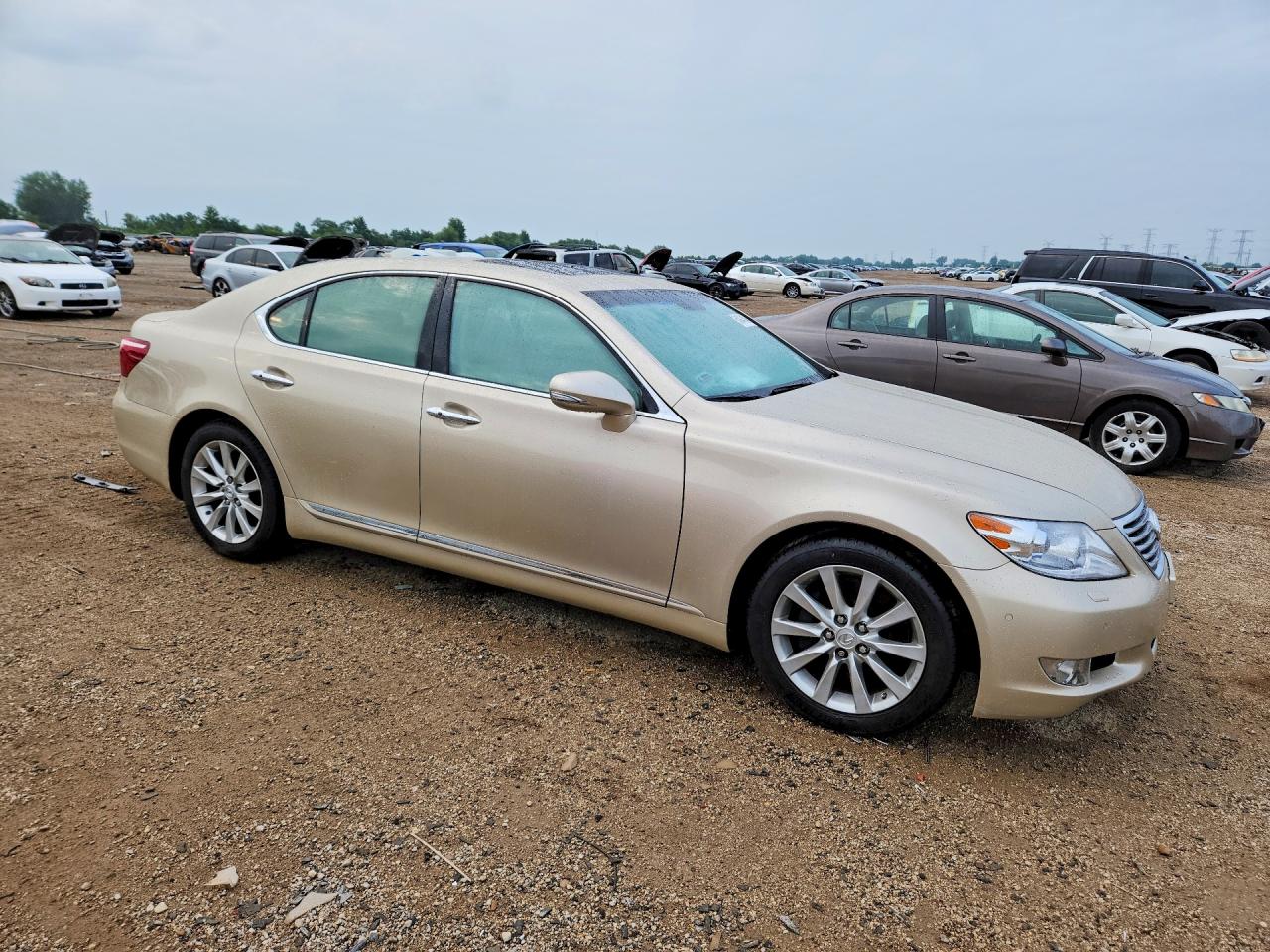 2012 Lexus Ls 460 Beige vin: JTHCL5EF2C5014065