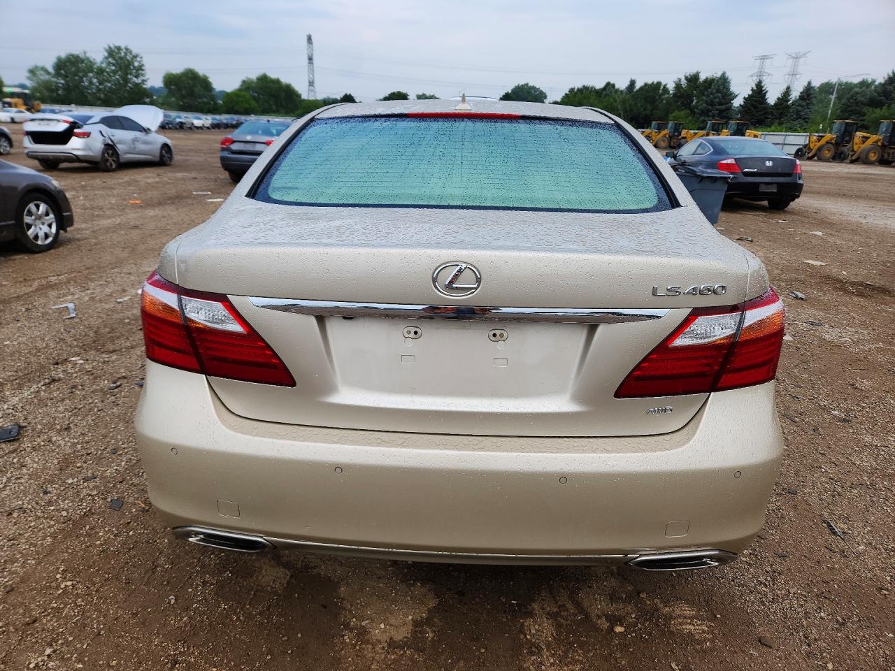 2012 Lexus Ls 460 Beige vin: JTHCL5EF2C5014065