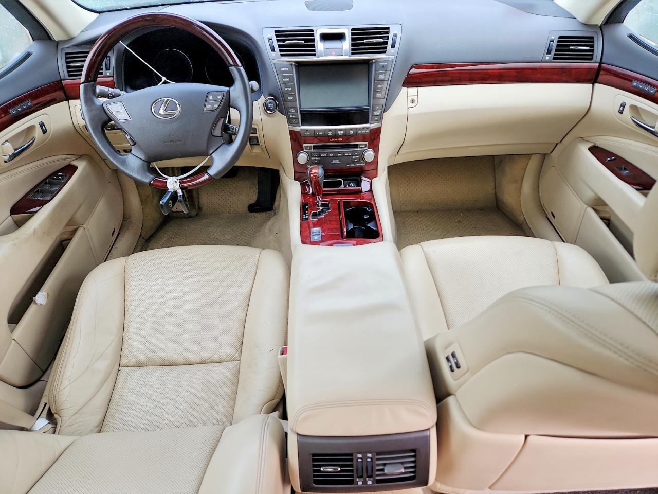 2012 Lexus Ls 460 Beige vin: JTHCL5EF2C5014065