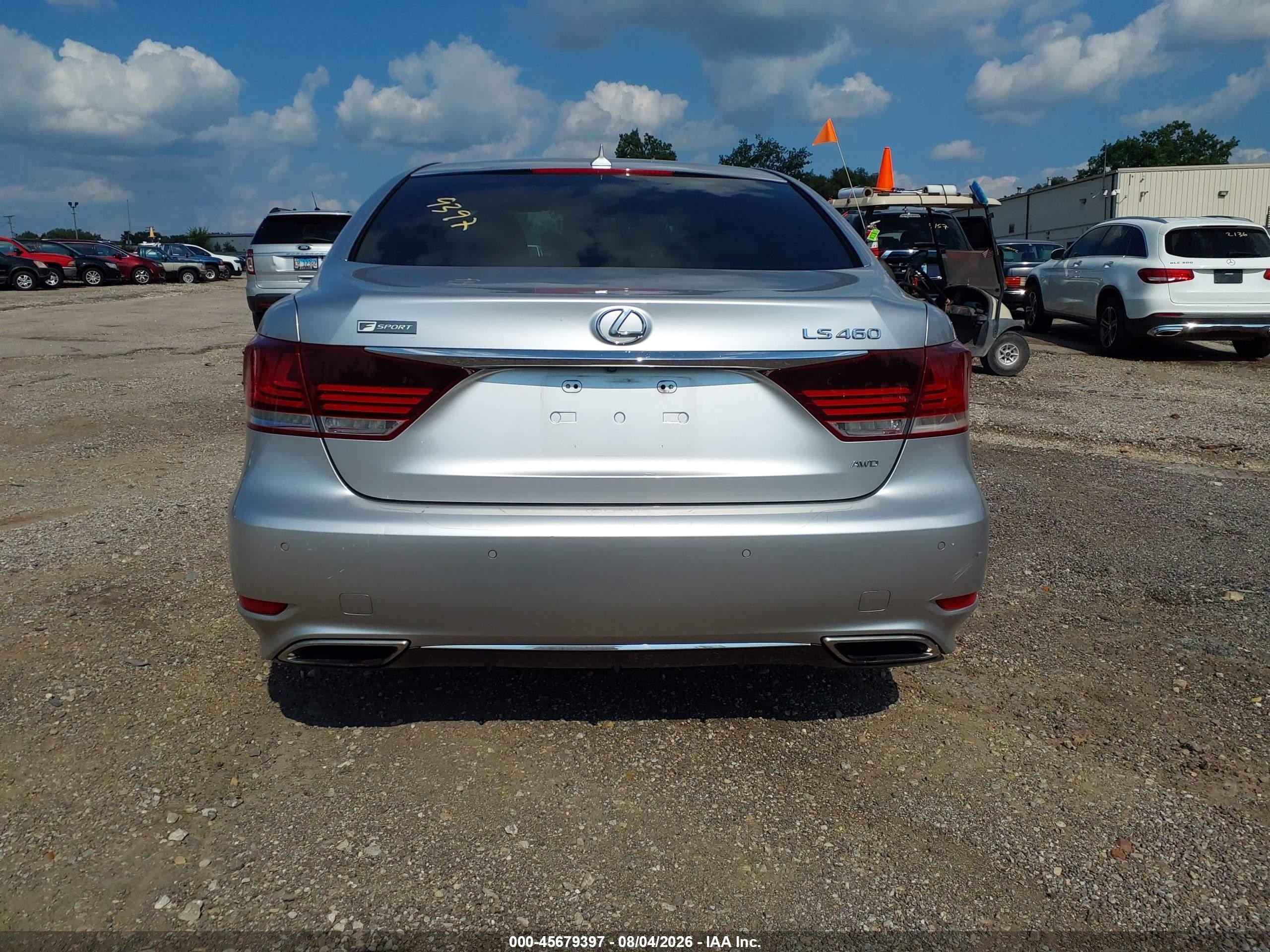 2013 Lexus Ls 460 Серебряный vin: JTHCL5EF2D5018019
