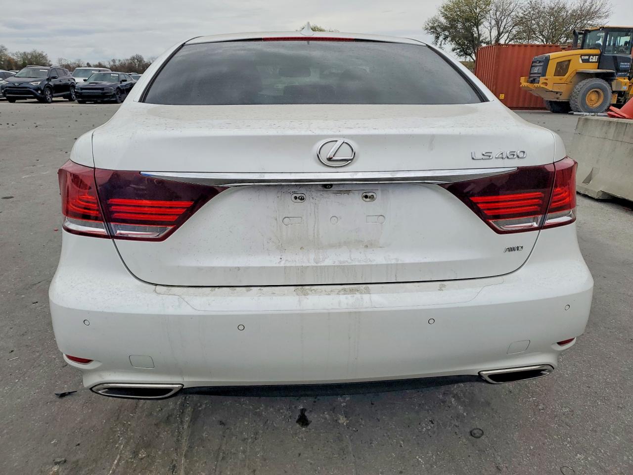 2015 Lexus Ls 460 Base White vin: JTHCL5EF2F5024776