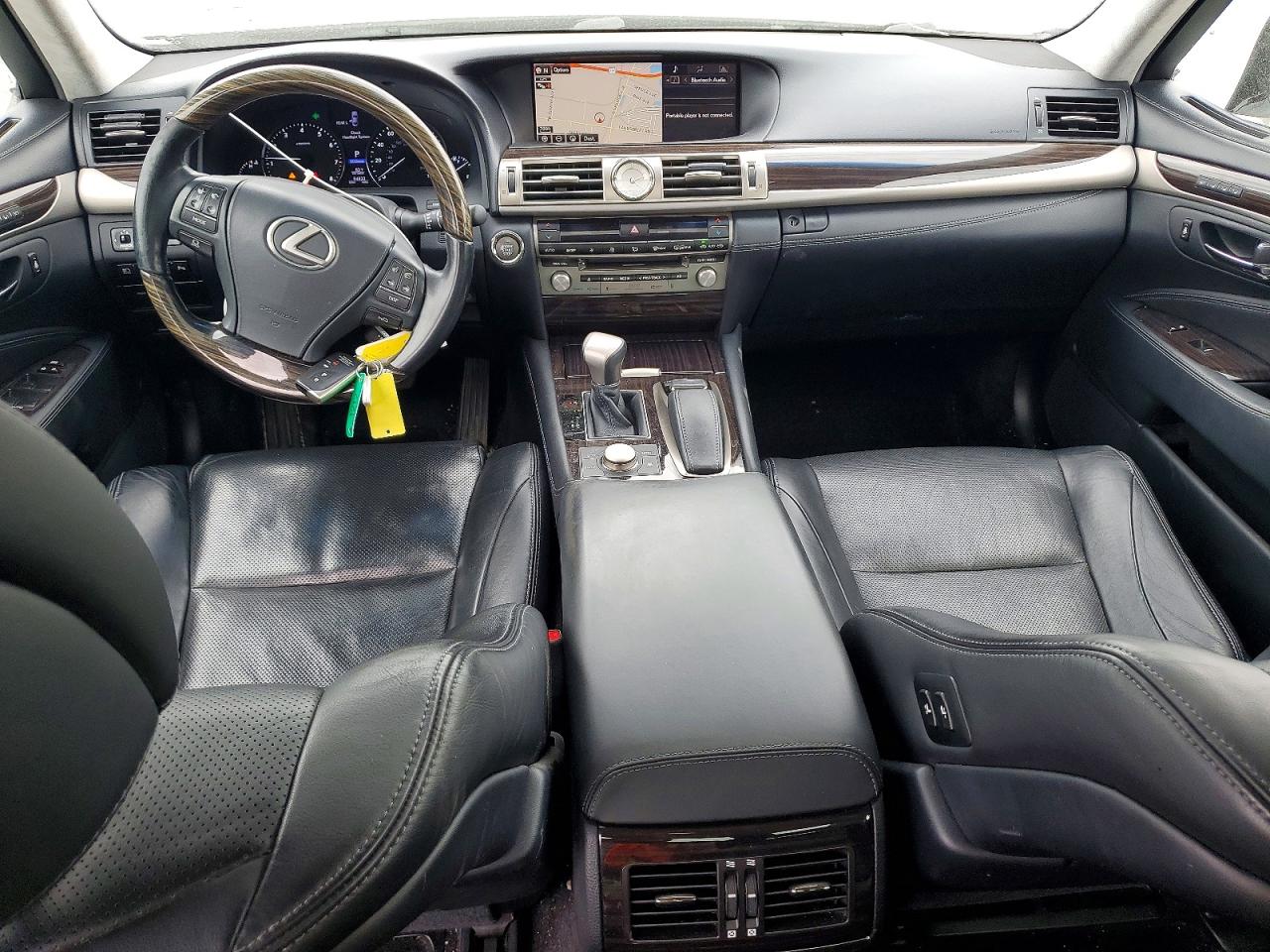 2015 Lexus Ls 460 Base White vin: JTHCL5EF2F5024776
