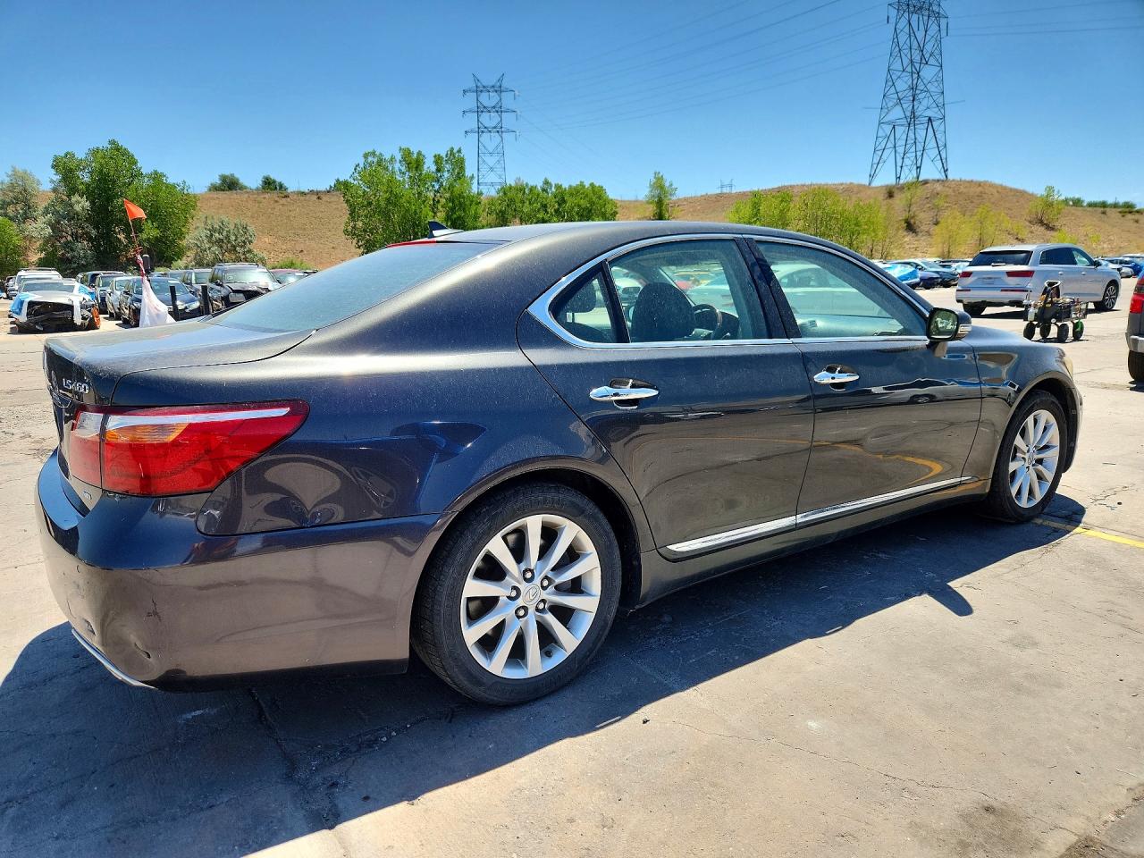 2010 Lexus Ls 460 Base Gray vin: JTHCL5EF3A5004948
