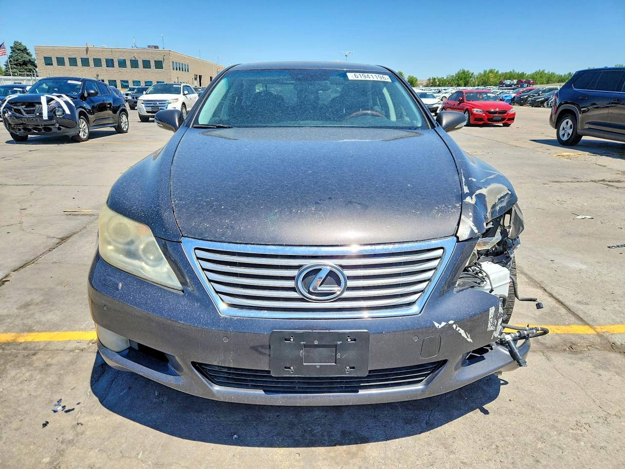 2010 Lexus Ls 460 Base Gray vin: JTHCL5EF3A5004948