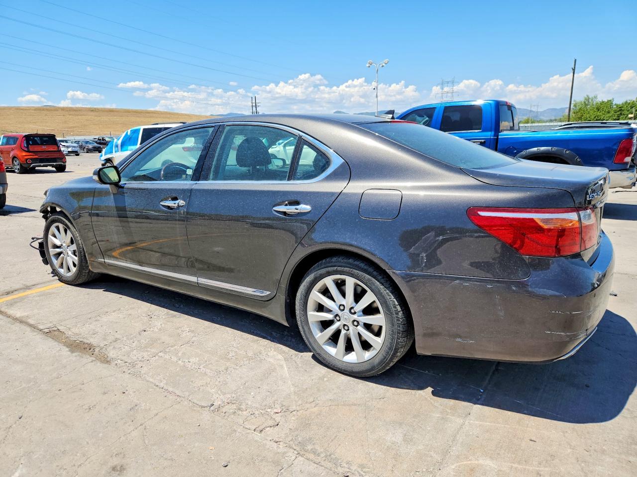 2010 Lexus Ls 460 Base Gray vin: JTHCL5EF3A5004948