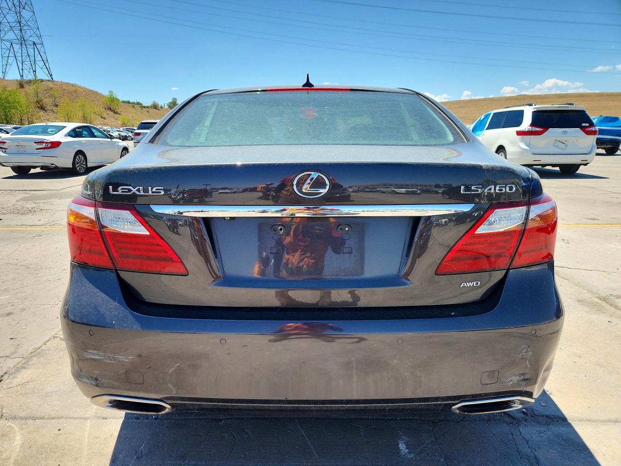2010 Lexus Ls 460 Base Gray vin: JTHCL5EF3A5004948