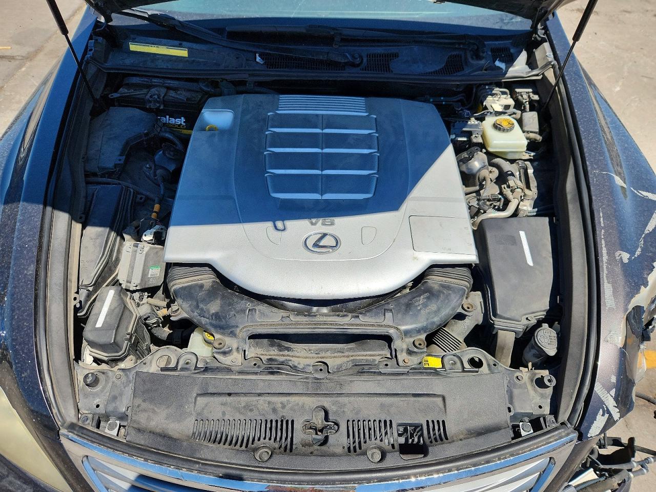 2010 Lexus Ls 460 Base Gray vin: JTHCL5EF3A5004948