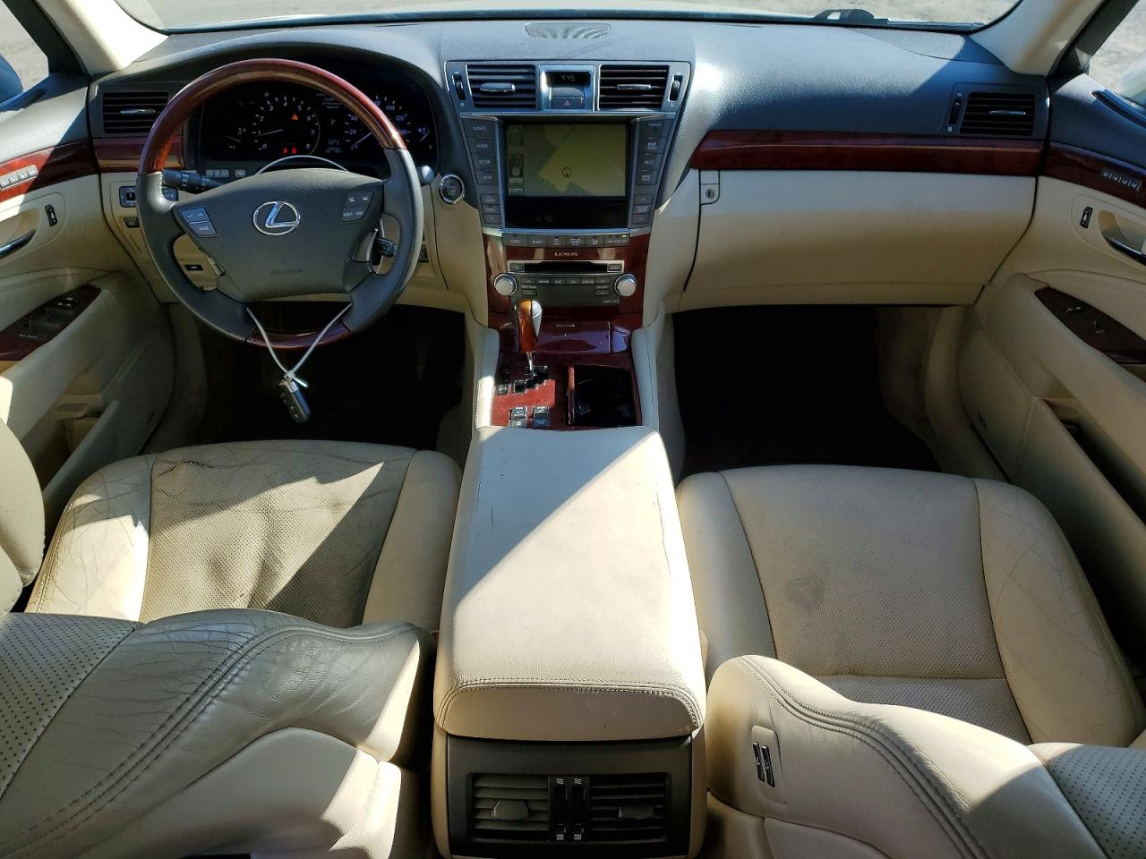 2010 Lexus Ls 460 Base Tan vin: JTHCL5EF3A5007929