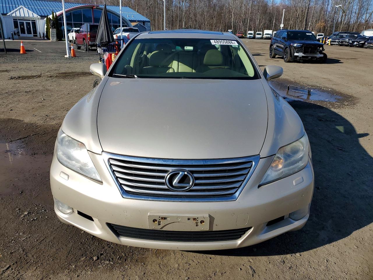 2010 Lexus Ls 460 Base Tan vin: JTHCL5EF3A5007929