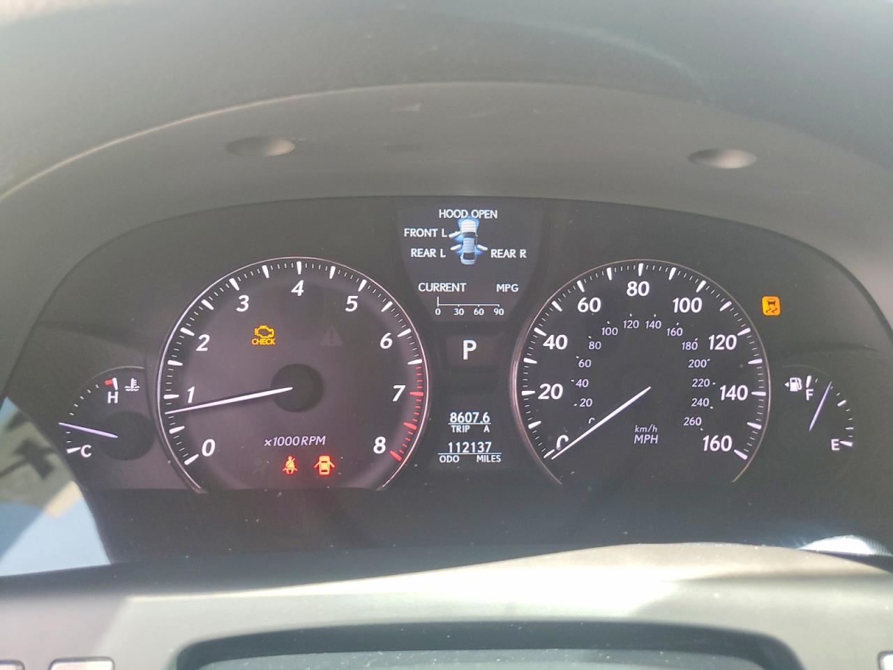 2011 Lexus Ls 460 Black vin: JTHCL5EF3B5009889
