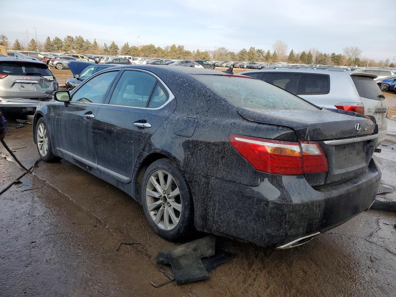 2012 Lexus Ls 460 Base Black vin: JTHCL5EF3C5012521
