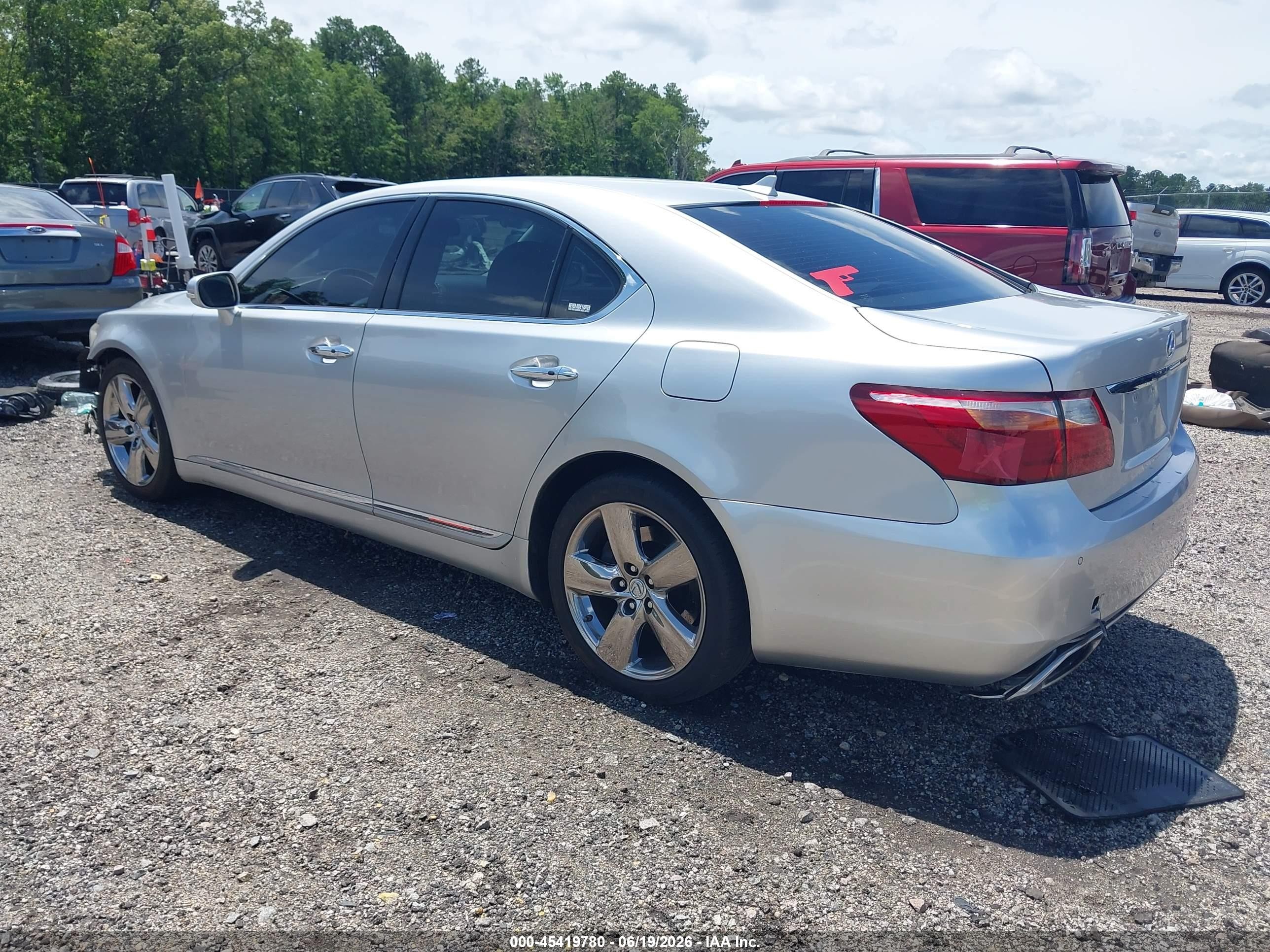 2012 Lexus Ls 460   Silver vin: JTHCL5EF3C5015029
