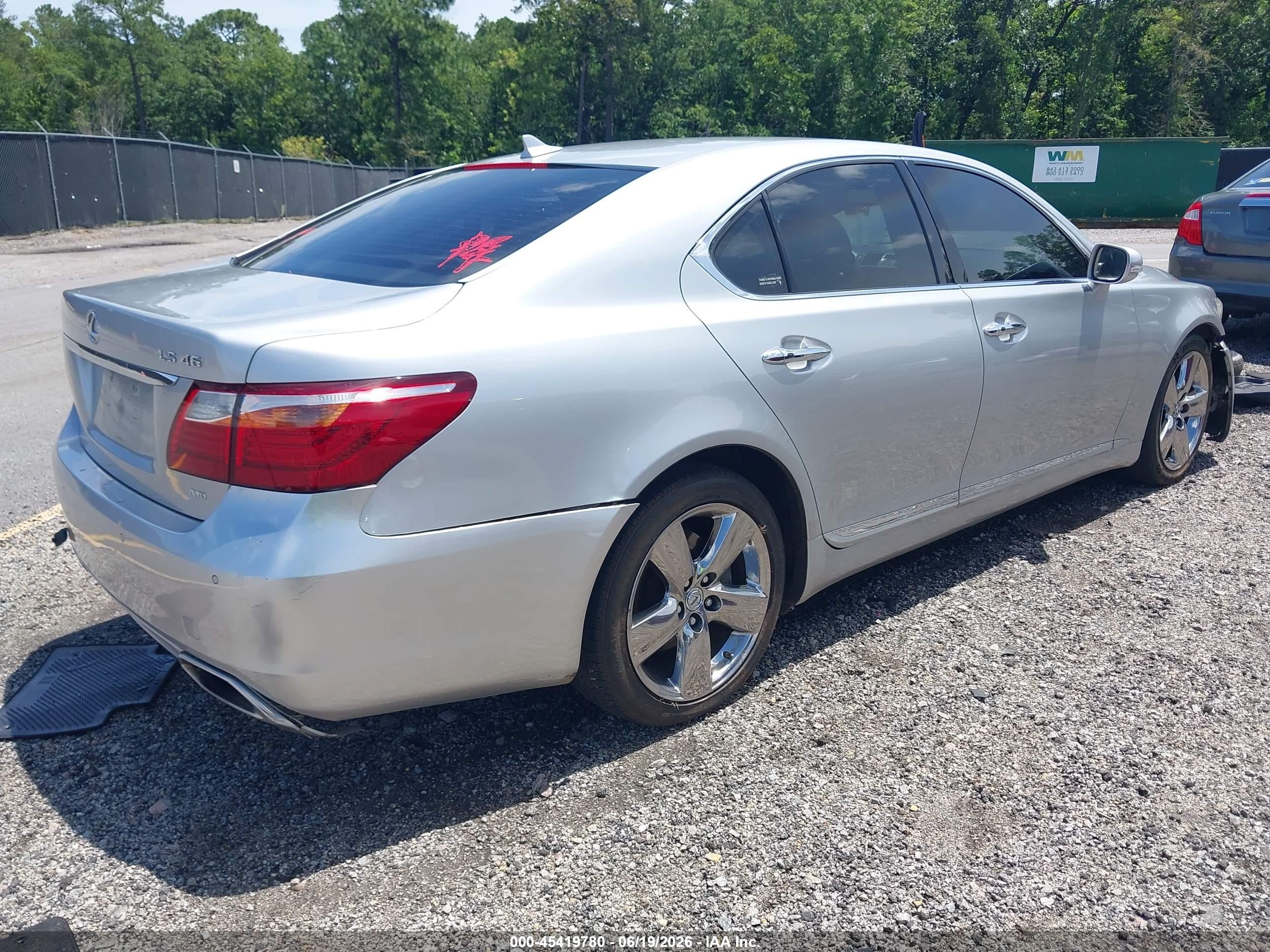 2012 Lexus Ls 460   Silver vin: JTHCL5EF3C5015029