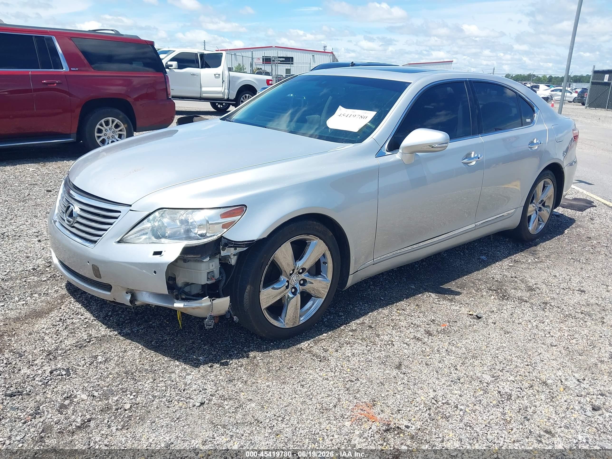 2012 Lexus Ls 460   Silver vin: JTHCL5EF3C5015029