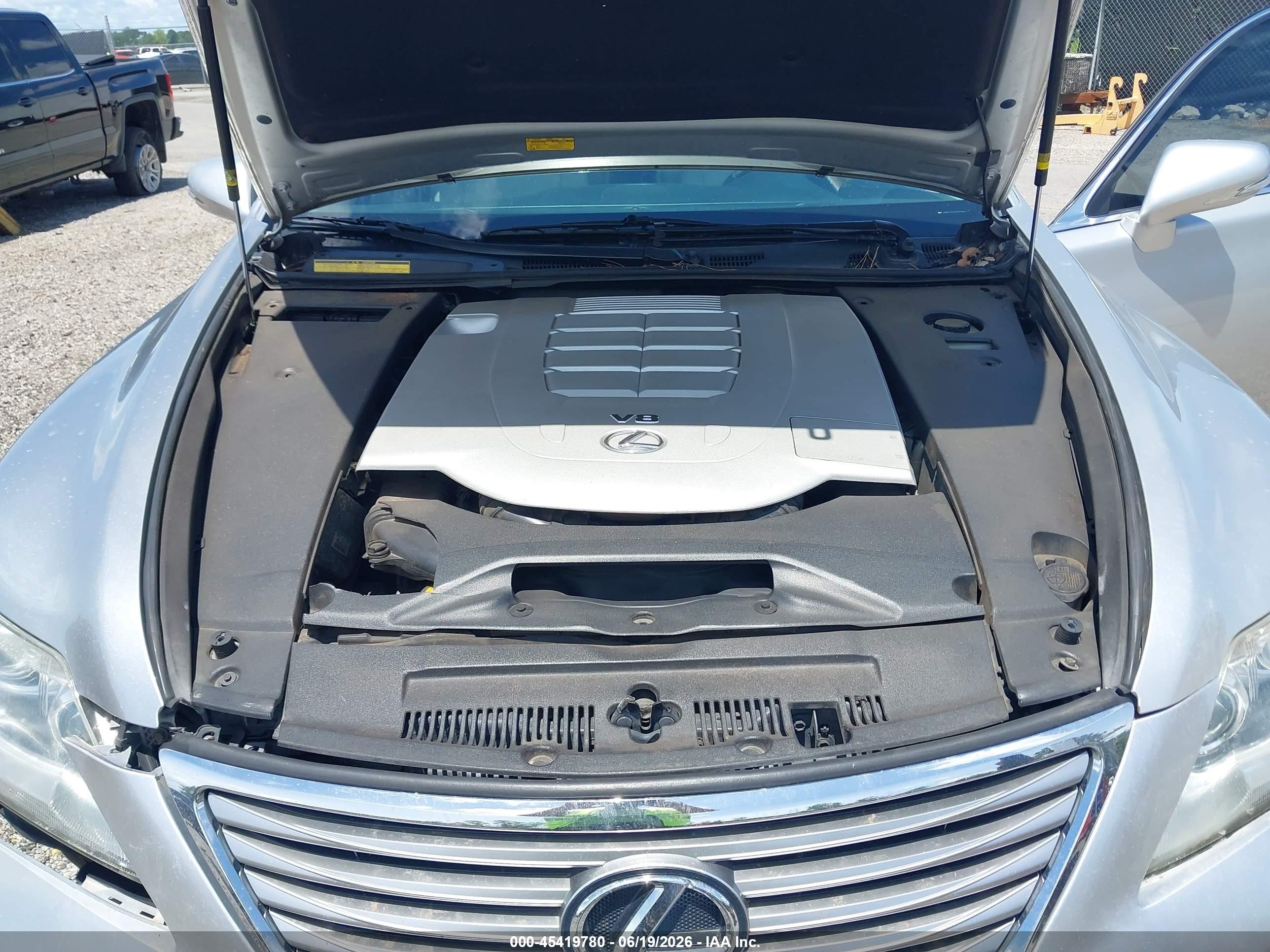 2012 Lexus Ls 460   Silver vin: JTHCL5EF3C5015029