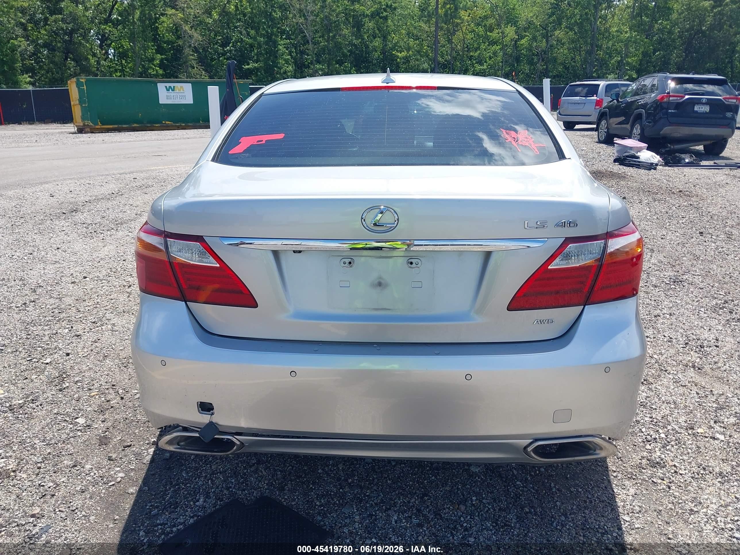 2012 Lexus Ls 460   Silver vin: JTHCL5EF3C5015029