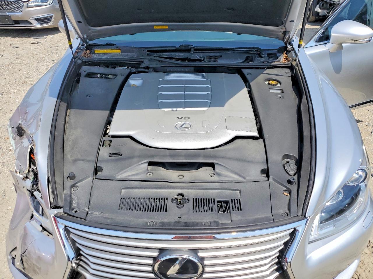 2013 Lexus Ls 460 Silver vin: JTHCL5EF3D5019261
