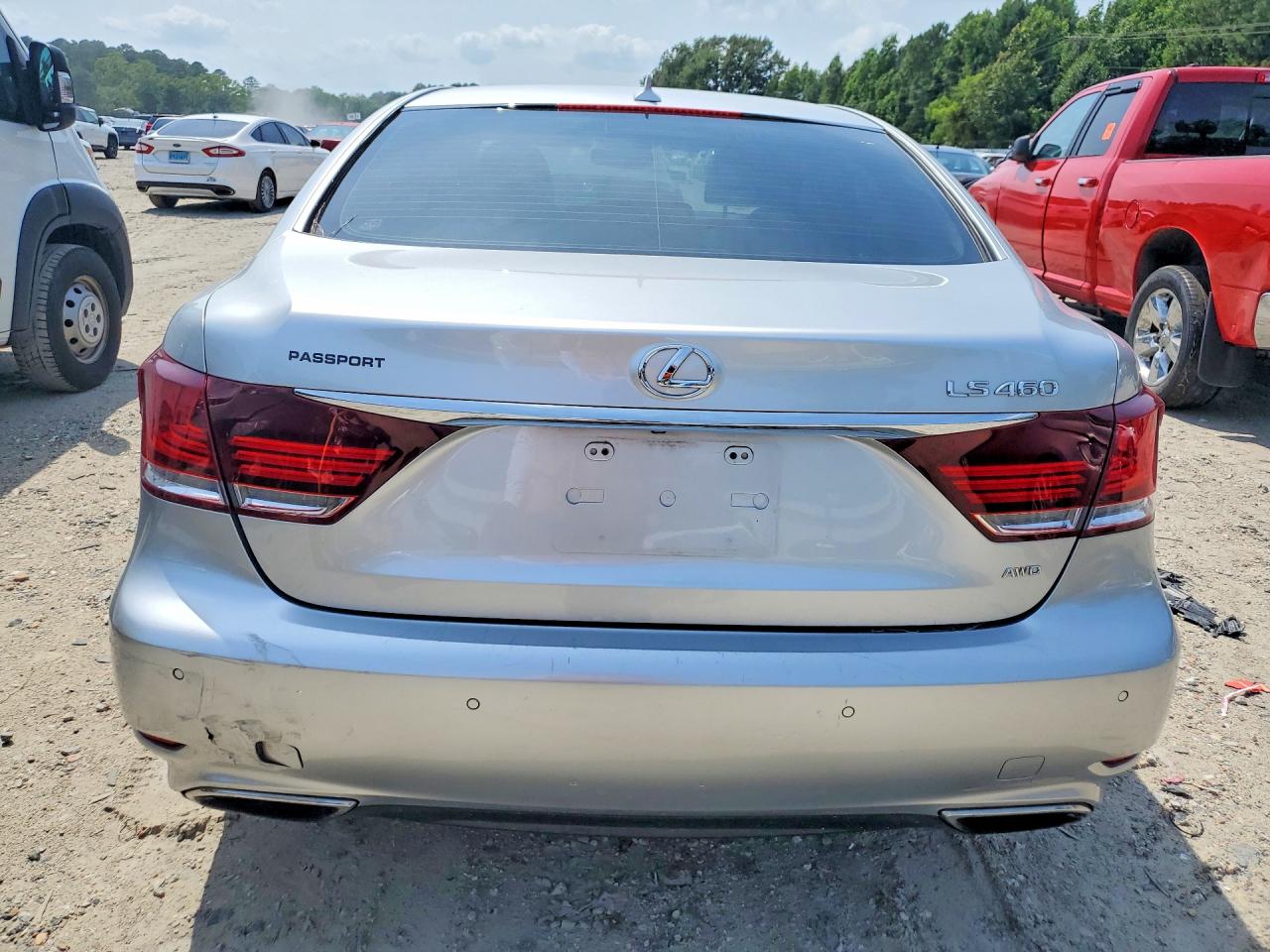 2013 Lexus Ls 460 Silver vin: JTHCL5EF3D5019261