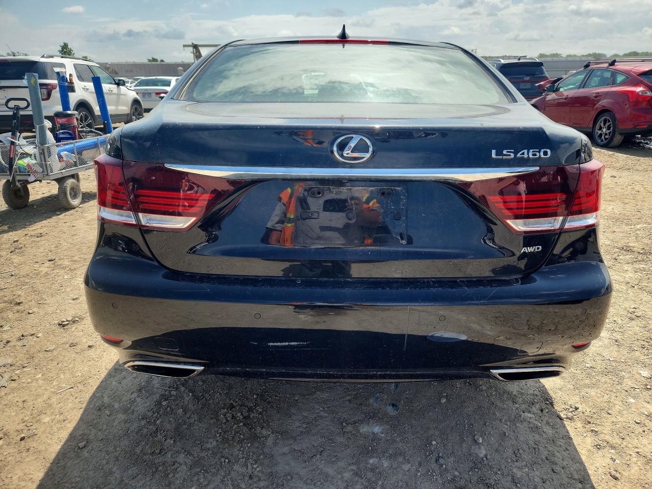 2014 Lexus Ls 460 Black vin: JTHCL5EF3E5021724