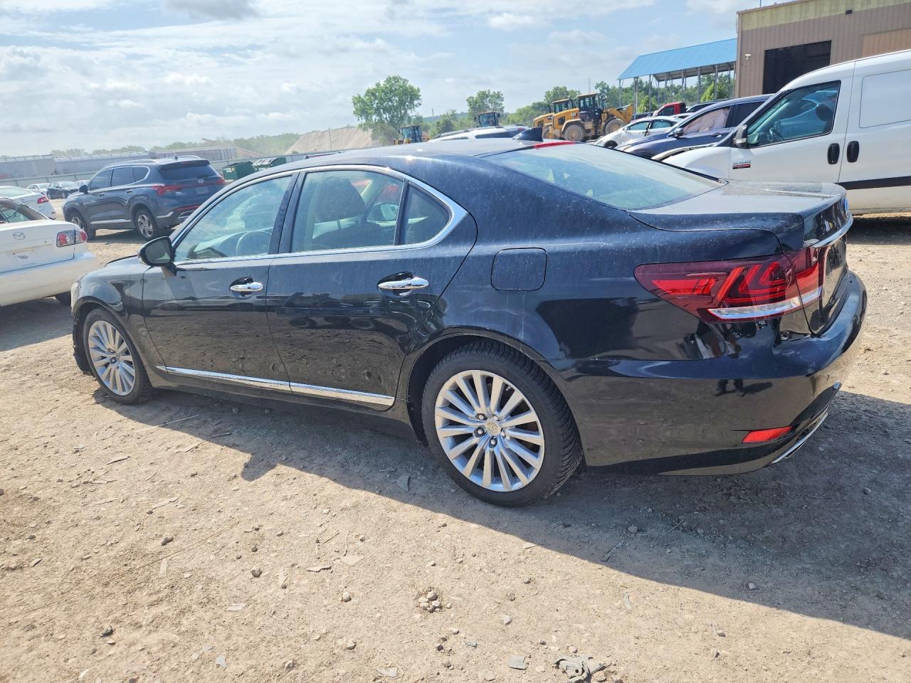 2014 Lexus Ls 460 Black vin: JTHCL5EF3E5021724