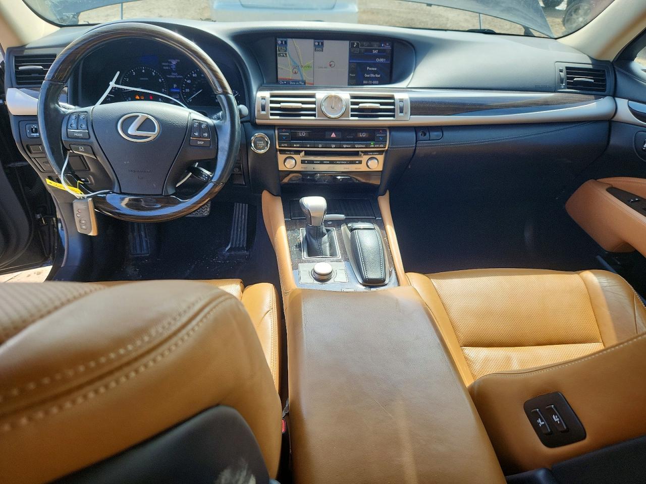 2014 Lexus Ls 460 Black vin: JTHCL5EF3E5021724