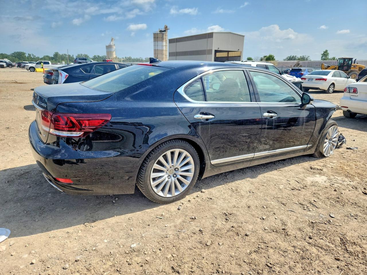 2014 Lexus Ls 460 Black vin: JTHCL5EF3E5021724